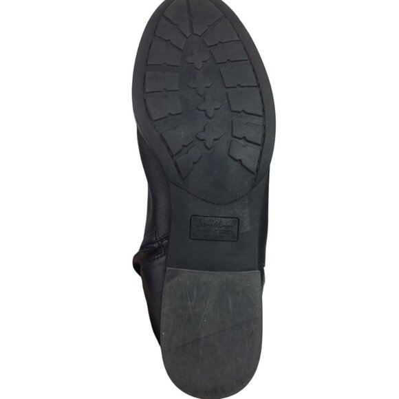 Sam Edelman Pam Over-The-Knee Black Leather Textile Boots Womens 8M - Picture 11 of 16